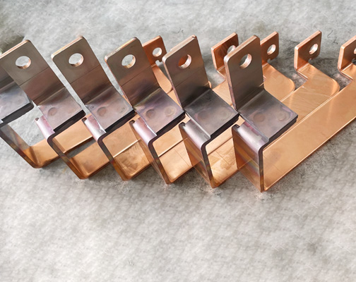 硬铜排搭接焊接