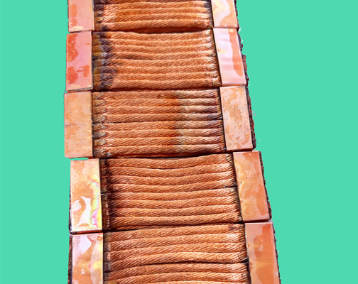 铜编织线铜套焊接